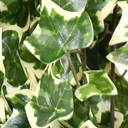 LIERRE artificiel petites feuilles 130 cm vert crème - feuille