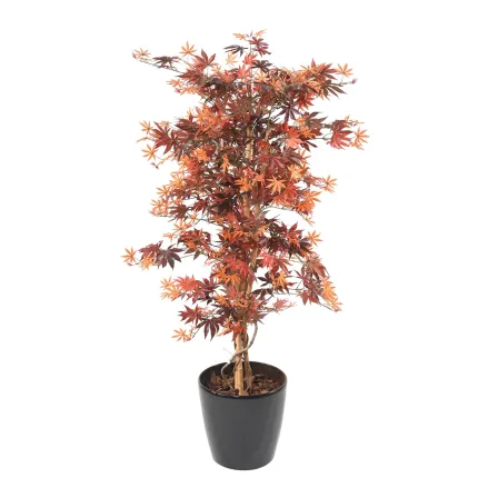 ERABLE artificiel DE LUXE (Aralia)  150 cm automne en pot rond