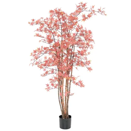 ERABLE artificiel plast (Aralia)  150 cm vert rouge