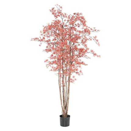 ERABLE artificiel plast (Aralia)  210 cm vert rouge