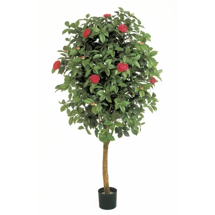 CAMELIA artificiel VIGNE 170 cm rouge