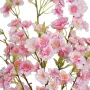 Branche de Cerisier artificiel fleuri 110 cm rose - détails
