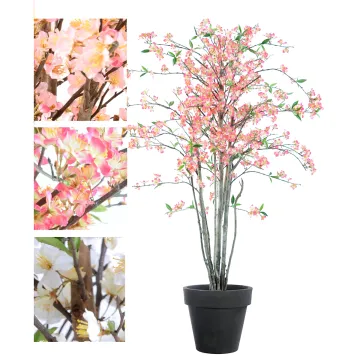 CERISIER artificiel new EN FLEUR 150 cm - 3 coloris
