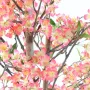 CERISIER artificiel new EN FLEUR 150 cm rose - fleurs en gros plan