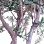 OLIVIER artificiel NEW géant 240 cm (olive noire) ANTI FEU - tronc et feuilles