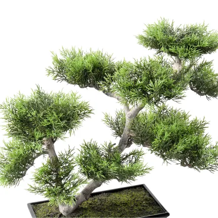 feuilles et tronc BONSAI artificiel CONIFERE 40 cm