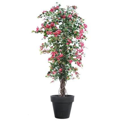 BOUGAINVILLEE large artificiel LIANES  fushia en pot