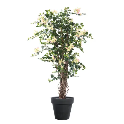 BOUGAINVILLEE large artificiel LIANES crème rose 150 cm