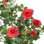 ROSIER artificiel Royal 100 cm rouge - feuillage