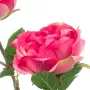 ROSIER artificiel EN POT 40 cm rose - fleurs