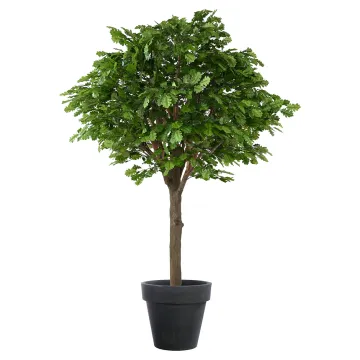 CHENE artificiel TETE 210 cm dans un pot de présentation