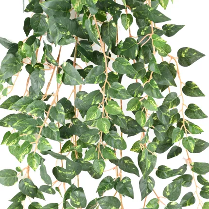 POTHOS chute artificiel panaché petites feuilles 70 et 110 cm - feuillage