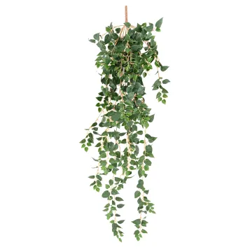 POTHOS chute artificiel vert petites feuilles 110 cm