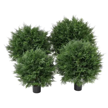 CYPRES artificiel lawson BOULE 50 à 80 cm