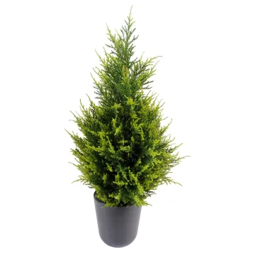 CYPRES artificiel 65 cm vert 2 tons (junipérus)