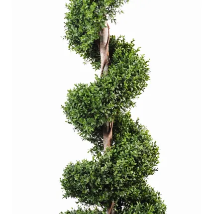 feuilles et tronc BUIS artificiel SPIRALE NEW 140 et 180 cm