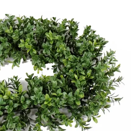 feuilles Guirlande de buis artificiel 180 cm de près