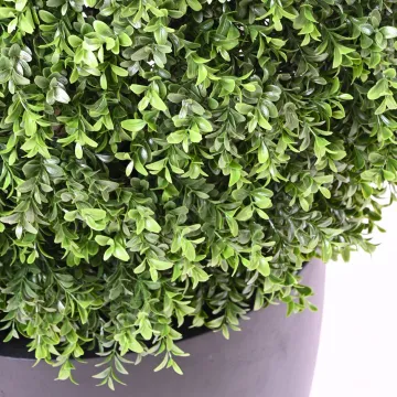 BUIS artificiel BOULE NEW regular diam 50 à 90 cm - feuilles