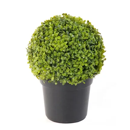 BUIS artificiel boule en pot. . .30 à 60 cm