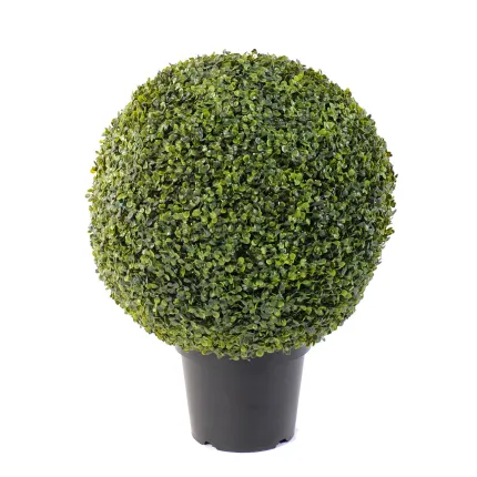 BUIS artificiel boule en pot. . .30 à 60 cm