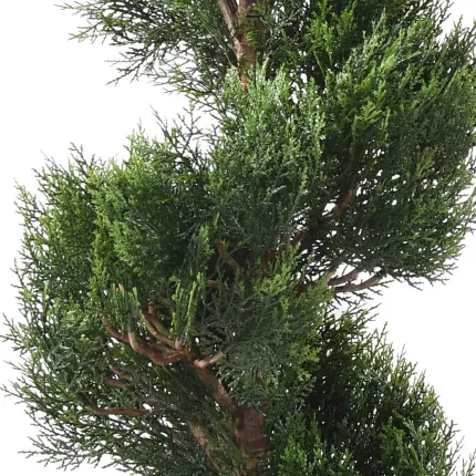 CYPRES artificiel SPIRALE LARGE  125 à 180 cm - détails feuillage