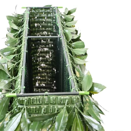 HAIE artificielle LAURIER Hauteur 100 cm Largeur 110 cm - dessous