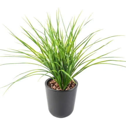 Herbe JUNCUS artificielle 50 cm - en pot