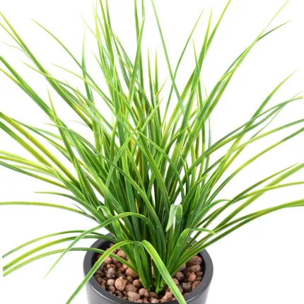 Herbe JUNCUS artificielle 50 cm - détails feuilles