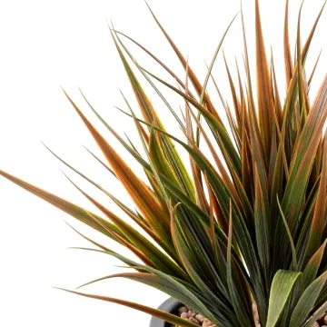 Herbe artificielle large  hauteur 34 cm - détails