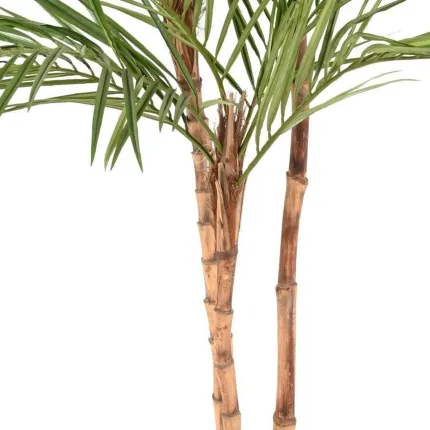 ARECA artificiel PALM 3 troncs 170 et 220 cm dans un salon - troncs