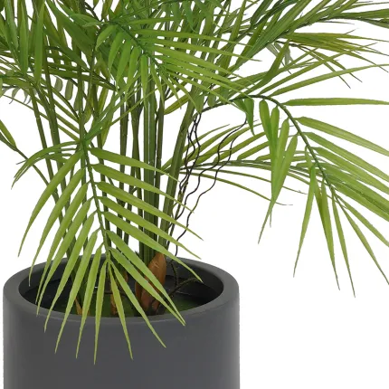 PALMIER artificiel ARECA baby 95 cm en pot déco - feuilles
