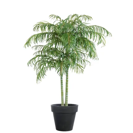 ARECA artificiel PALM DE LUXE x 2 troncs  210 et 240 cm - en pot