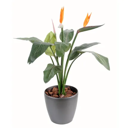 STRELITZIA  artificiel 95 cm en pot
