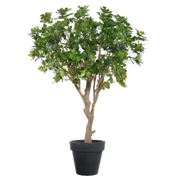 FIGUIER artificiel géant 250 cm avec figues en pot