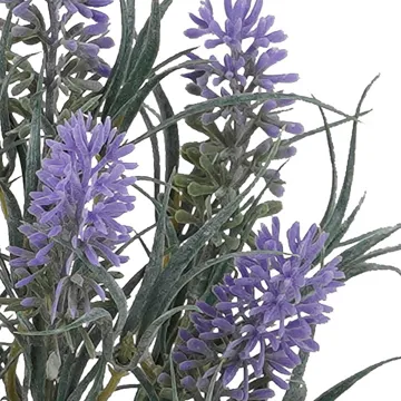 plants AROMATES artificiels  en pot 19 à 22 cm - lavande détails