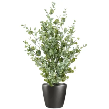 EUCALYPTUS artificiel  buisson 90 cm en pot