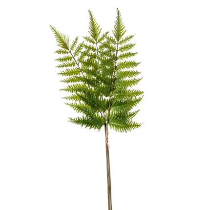 FEUILLE DE FOUGERE artificiel  x 3 plastique 56 cm - avec sa tige