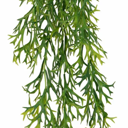 PLATYCERIUM PLAST artificiel 80 cm ou STAGHORN artificiel (CORNE D ELAN) - feuilles