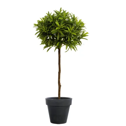 CROTON artificiel GOLDFINGER BOULE 145 cm - en pot