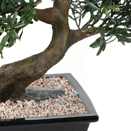 BONSAI artificiel SAULE noir ou BLACK WILLOW 50 cm - tronc et feuillage