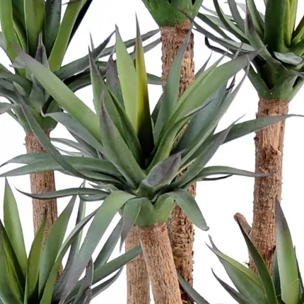 AGAVE artificiel 7 têtes 72 cm - détails feuilles