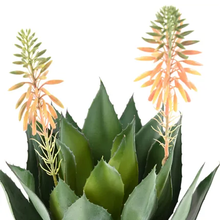 AGAVE artificielle fleurie 50 cm - feuillage