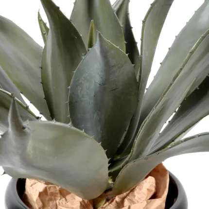 AGAVE artificiel 43 cm - vu de dessus