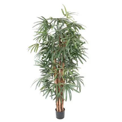 PALMIER artificiel RAPHIS LADY PALM 150 à 210 cm en pot