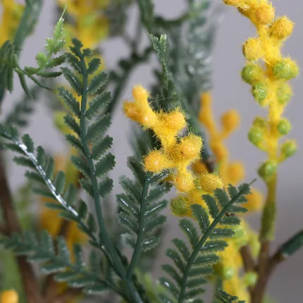 MIMOSA artificiel (Tamarin) 56 cm - fleurs