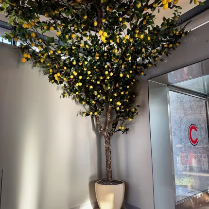 branche artificielle CITRONNIER 93 cm - plafond arbre