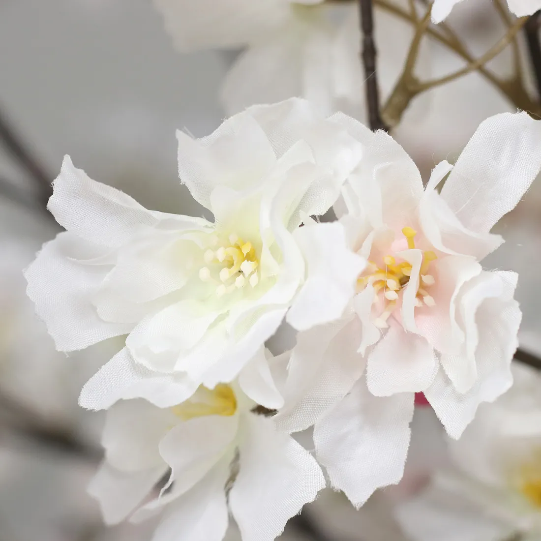 CERISIER FLEUR artificiel 240 cm blanc rosé - fleurs