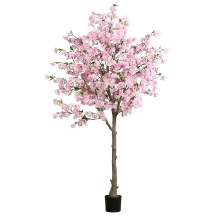 CERISIER FLEUR artificiel 240 cm rose