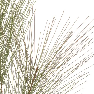 plumeau artificiel en détail de la Branche artificielle de plumeau fin vert 80 cm