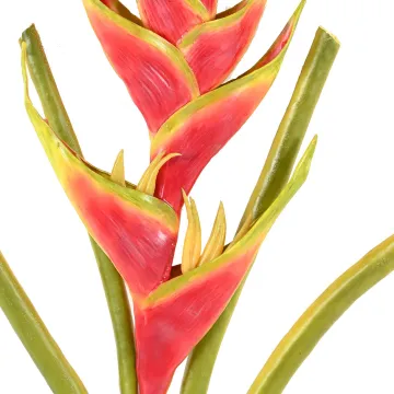 HELICONIA artificiel 80 cm - détails fleurs